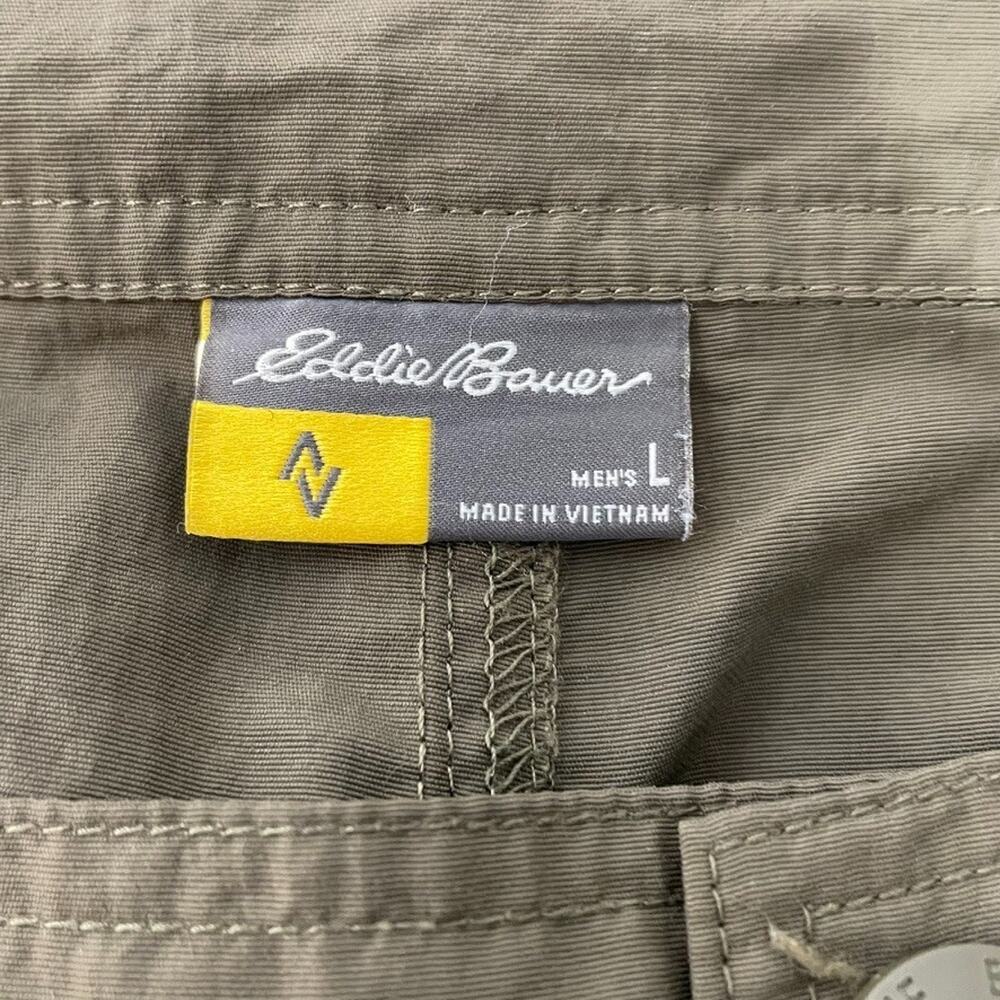 Eddie Bauer Cargo Shorts Men’s L Travex Outdoor Trail Hiking Utility